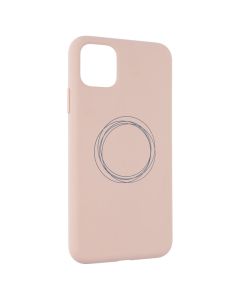 Чохол-накладка для iPhone 11 Pro Max Pump Silicone Circles on Light