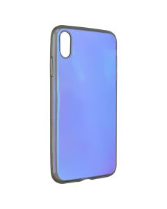Чехол накладка для iPhone XS MAX Baseus Glow TR Синий (Blue)