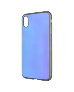 Чехол накладка для iPhone XS MAX Baseus Glow TR Синий (Blue)
