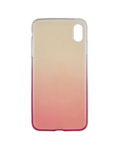 Чехол-накладка для iPhone XS MAX Baseus Glow TR Розовый (Pink)