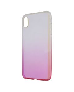 Чехол-накладка для iPhone XS MAX Baseus Glow TR Розовый (Pink)