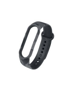 Ремінець для годинника Xiaomi Mi Band 5/6 Сірий Камуфляж (Grey Camouflage)