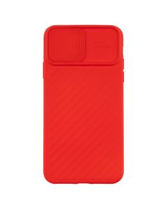 Чехол накладка для iPhone 11 Pro Max HIDE CAMERA Красный (Red)
