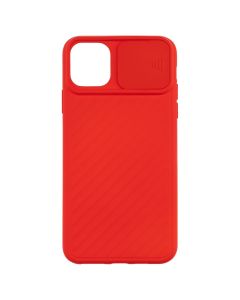 Чехол накладка для iPhone 11 Pro Max HIDE CAMERA Красный (Red)