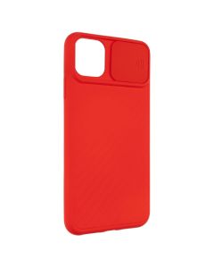 Чехол накладка для iPhone 11 Pro Max HIDE CAMERA Красный (Red)