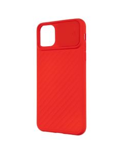 Чехол накладка для iPhone 11 Pro Max HIDE CAMERA Красный (Red)