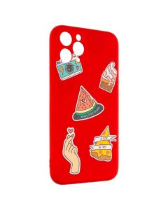 Чехол-накладка для iPhone 11 Pro WAVE Color Style Дыня Красный (Red)