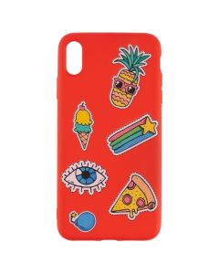 Чехол накладка для iPhone Xs Max WAVE Color Style Арбуз Красный (Red)