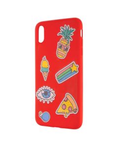 Чехол накладка для iPhone Xs Max WAVE Color Style Арбуз Красный (Red)