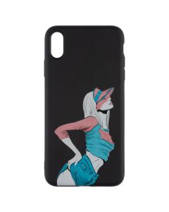 Чехол накладка для iPhone Xs Max WAVE Искушение Черный (Black)