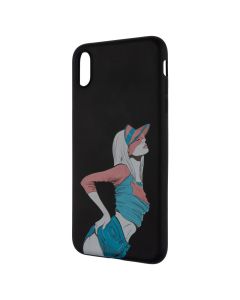 Чехол накладка для iPhone Xs Max WAVE Искушение Черный (Black)