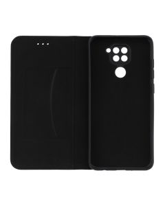 Чохол кейс для Xiaomi Redmi Note 9 Leather Чорний (Black)