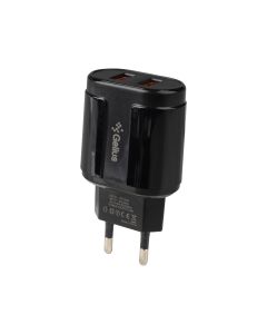 Зарядний пристрій Gelius Pro Avangard 2USB 2.4A + Micro-USB Чорний (Black)