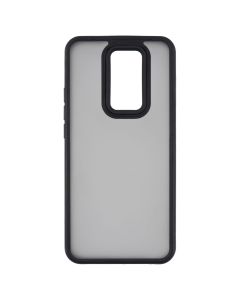 Чехол накладка для Xiaomi Redmi 9 Matte Color Черный (Black)