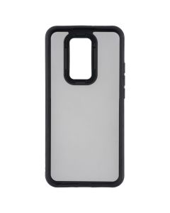 Чехол накладка для Xiaomi Redmi 9 Matte Color Черный (Black)