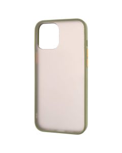 Чехол накладка для iPhone 12 Pro Max Shadow Matte Зелёный (Лесной зелёный)