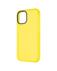 Чохол накладка для iPhone 12 Mini Neon TPU Case Жовта (Lemon)