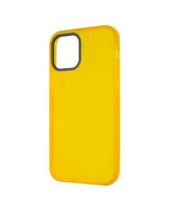 Чохол накладка для iPhone 12/12 Pro Neon TPU Case Жовта (Yellow)