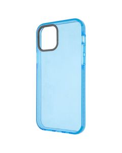Чехол накладка для iPhone 12/12 Pro Неоновый TPU Case Синий