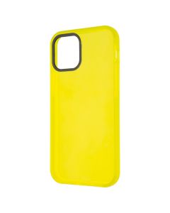 Чехол-накладка для iPhone 12/12 Pro Neon TPU Case Желтый (Лимон)
