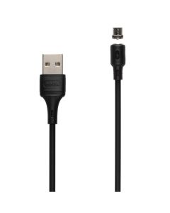 USB кабель Hoco X52 Sereno Magnetic 2A Micro USB Чорний (Black)