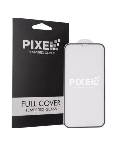 Захисне скло для iPhone 12 Pro Max Pixel 3D Чорне (Black)