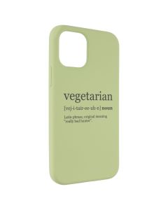 Чохол накладка для iPhone 12/12 Pro Pump SM Vegetarian Wiki Зелена (Green)
