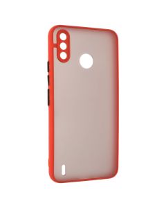 Чохол накладка для TECNO Spark 6 GO Avenger Matte Color Червона (Red)