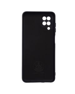 Чехол накладка для Samsung A12/M12 Soft Case Черный (Black)