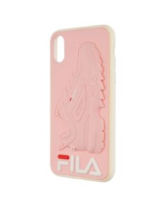 Чохол накладка для iPhone X/Xs Goddess Fila Рожева (Pink)