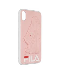 Чехол накладка для iPhone XR Goddess Fila Розовый (Pink)