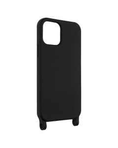 Чехол накладка для iPhone 12/12 Pro STRAP Color Case Черный (Black)