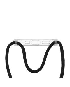 Чехол-накладка для iPhone 12/12 Pro ROPE Clear Черный (Black)