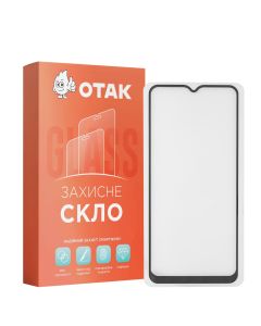 Защитное стекло для Vivo Y12S/Y20 3D Черное (Black)