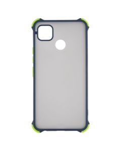 Чехол-накладка для TECNO POP 4 Shock Matte Синий (Темно-синий)