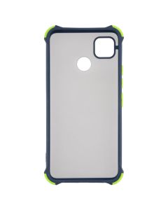 Чехол-накладка для TECNO POP 4 Shock Matte Синий (Темно-синий)