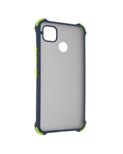 Чехол-накладка для TECNO POP 4 Shock Matte Синий (Темно-синий)