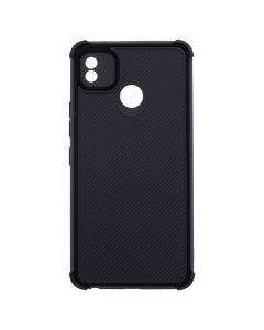 Чохол накладка для TECNO POP 4 Shockproof Чорна (Black)