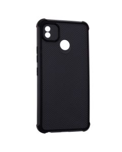 Чохол накладка для TECNO POP 4 Shockproof Чорна (Black)