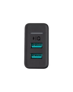 Зарядний пристрій Pixus Fast 2 (2USB) Чорний (Black)