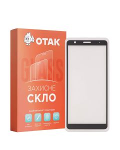 Захисне скло для ZTE Blade L210 6D Чорне (Black)