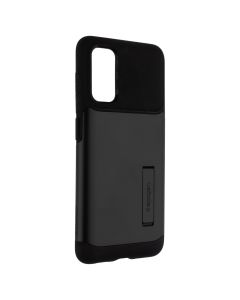 Чохол накладка для Samsung S20 Spigen Slim Armor Чорна (Black)