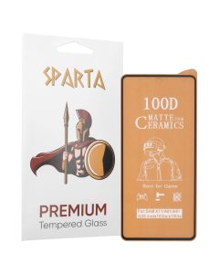 Захисне скло для Samsung A71/S10 lite 9D Ceramics Matte Чорне (Black)