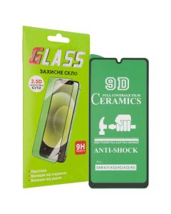 Захисне скло для Samsung A31 9D Ceramics Чорне (Black)