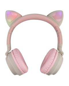 Бездротові повнорозмірні навушники Hoco W27 Cat Ear Сірі (Grey)