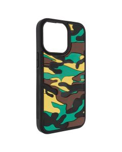 Чехол накладка для iPhone 13 Pro Army Collection Зелёный (Green)