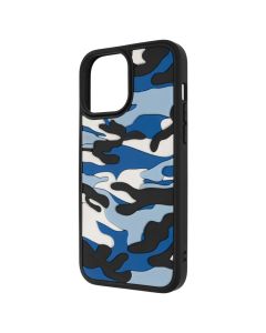 Чехол накладка для iPhone 13 Pro Max Army Collection Синий (Blue)