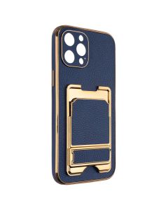 Чехол накладка для iPhone 12 Pro Max Gold Seria Синий (Blue)