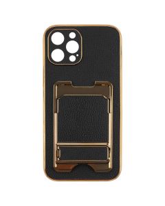 Чохол накладка для iPhone 12 Pro Max Gold Seria Чорна (Black)