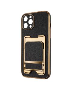 Чохол накладка для iPhone 12 Pro Max Gold Seria Чорна (Black)